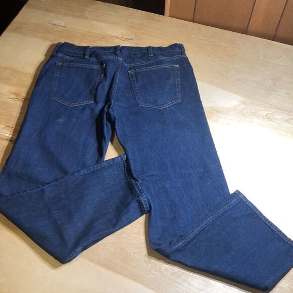 Old Navy Famous Men’s Jeans Loose straight Dark Wash 36x32 - Picture 5 of 6